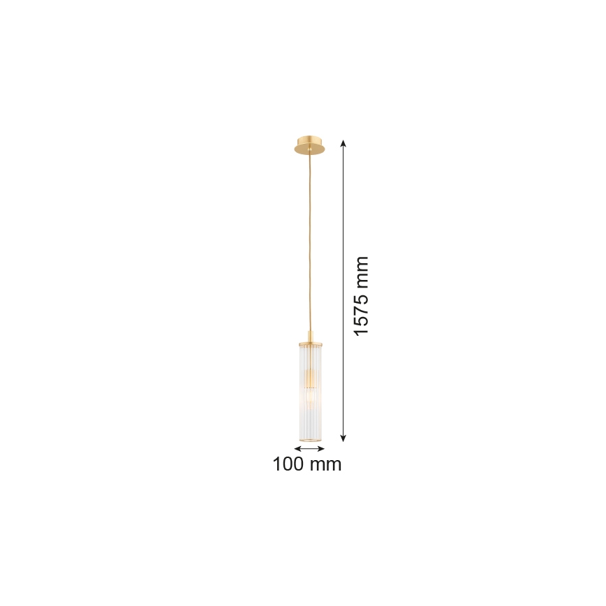 Argon 8489 - Żyrandol na lince HAMPTON 1xE14/7W/230V złoty