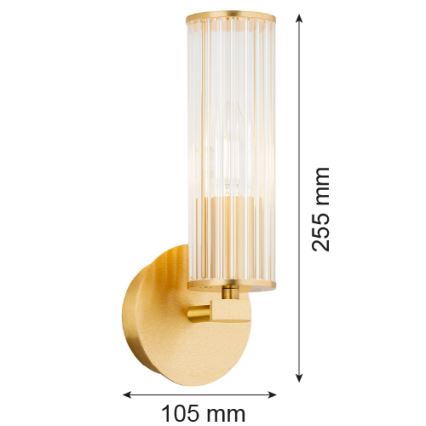 Argon 8497 - Kinkiet HAMPTON 1xE14/7W/230V złoty