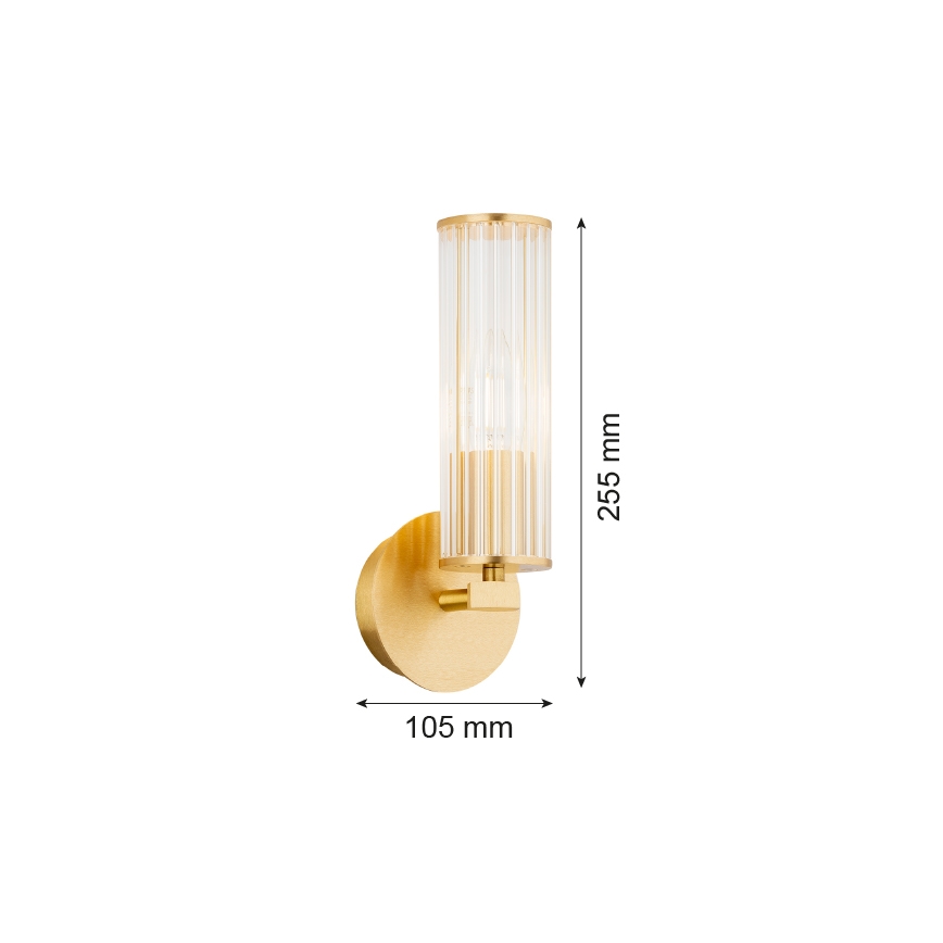 Argon 8497 - Kinkiet HAMPTON 1xE14/7W/230V złoty