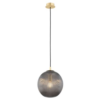 Argon 8513 - Żyrandol na lince PALOMA 1xE27/15W/230V śr. 25 cm złoty/czarne