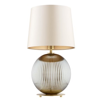 Argon 8530 - Lampa stołowa HAMILTON 1xE27/15W/230V 54 cm kremowa/szara