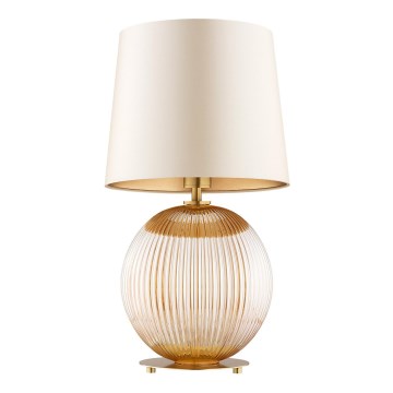 Argon 8535 - Lampa stołowa HAMILTON 1xE27/15W/230V 54 cm kremowa/beżowa