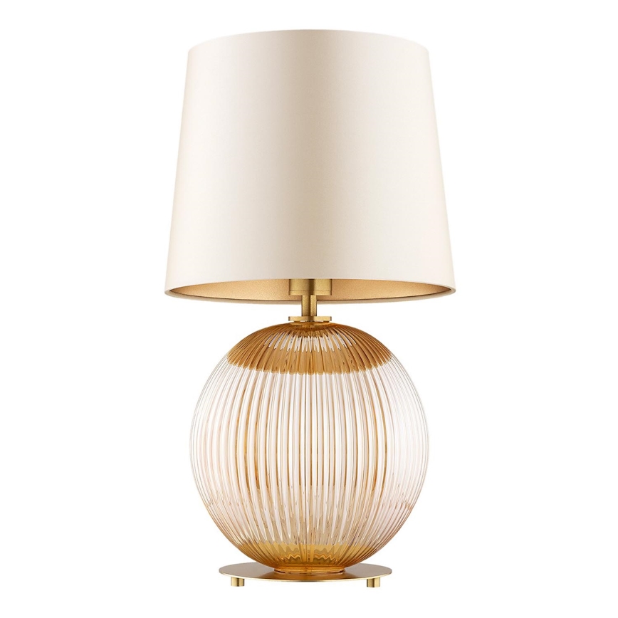 Argon 8535 - Lampa stołowa HAMILTON 1xE27/15W/230V 54 cm kremowa/beżowa