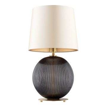 Argon 8538 - Lampa stołowa HAMILTON 1xE27/15W/230V 54 cm kremowa/czarna