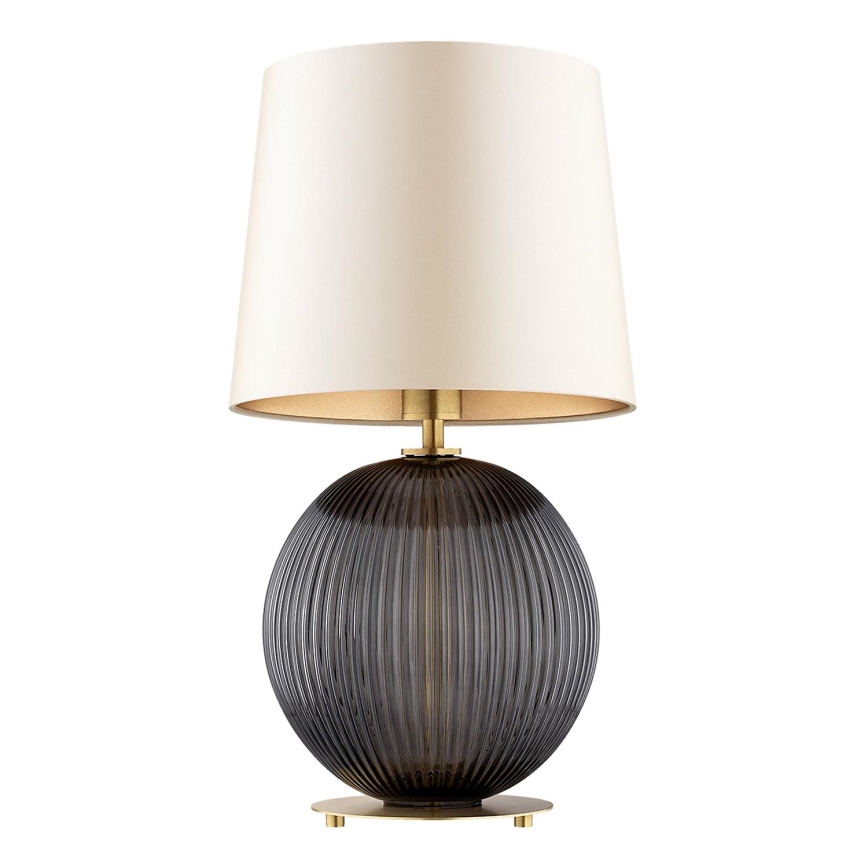 Argon 8538 - Lampa stołowa HAMILTON 1xE27/15W/230V 54 cm kremowa/czarna