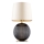 Argon 8538 - Lampa stołowa HAMILTON 1xE27/15W/230V 54 cm kremowa/czarna