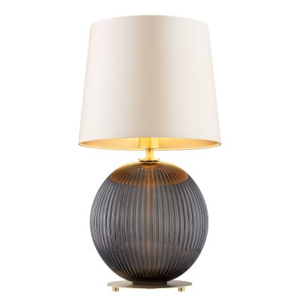 Argon 8538 - Lampa stołowa HAMILTON 1xE27/15W/230V 54 cm kremowa/czarna