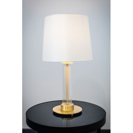 Argon 8540 - Lampa stołowa HAMPTON 1xE27/15W/230V 57 cm biała