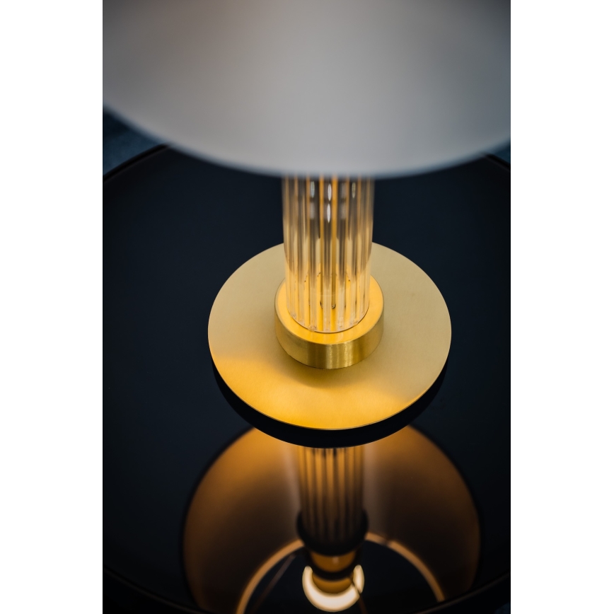 Argon 8540 - Lampa stołowa HAMPTON 1xE27/15W/230V 57 cm biała