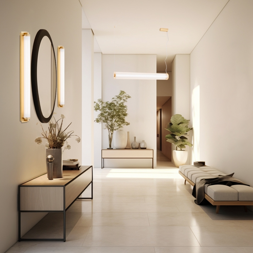 Argon 8622 - LED Kinkiet HAMPTON LED/34W/230V 3000K mosiądz