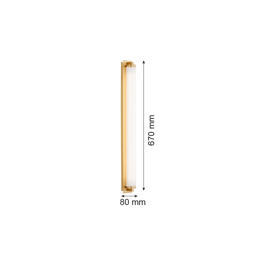 Argon 8622 - LED Kinkiet HAMPTON LED/34W/230V 3000K mosiądz