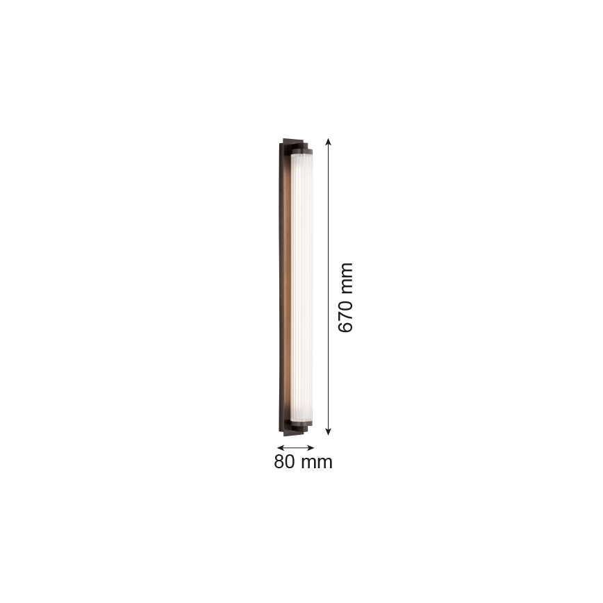 Argon 8623 - LED Kinkiet HAMPTON LED/34W/230V 3000K czarny