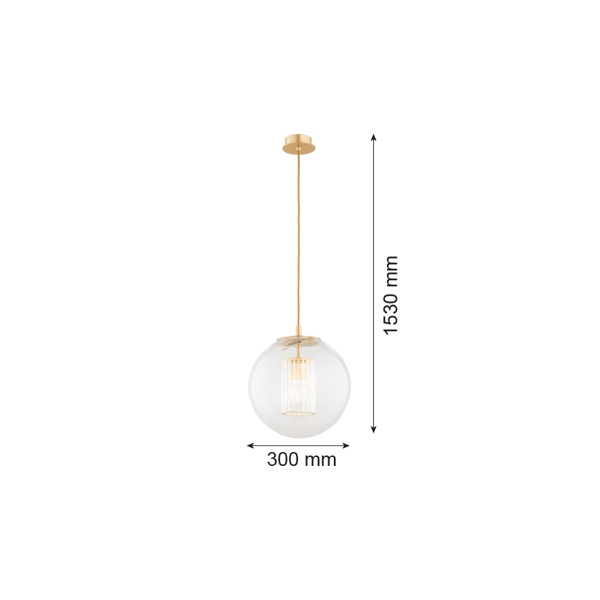 Argon 8626 - Żyrandol na lince HAMPTON 1xE27/15W/230V
