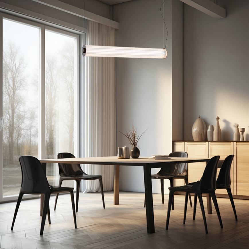 Argon 8628 - LED Żyrandol na lince HAMPTON LED/60W/230V 3000K 80 cm czarny