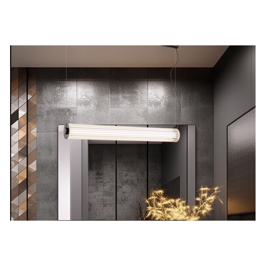 Argon 8628 - LED Żyrandol na lince HAMPTON LED/60W/230V 3000K 80 cm czarny