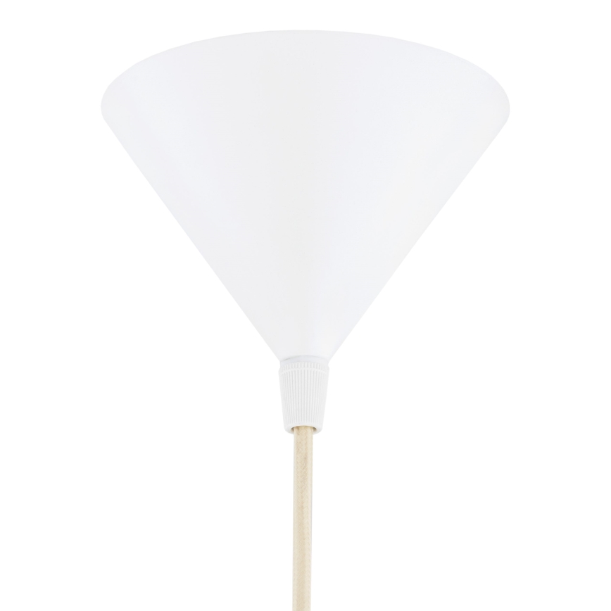Argon 8629 - Żyrandol na lince KEGEL 1xE27/15W/230V biały
