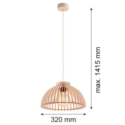 Argon 8633 - Żyrandol na lince TRE 1xE27/15W/230V