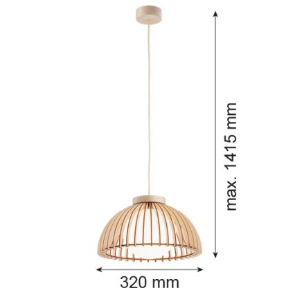 Argon 8634 - Żyrandol na lince TRE 1xE27/15W/230V