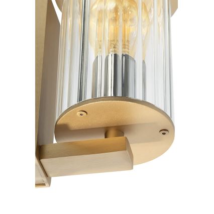 Argon 8752 - Kinkiet zewnętrzny NORFOLK 1xE27/15W/230V IP44 złoty