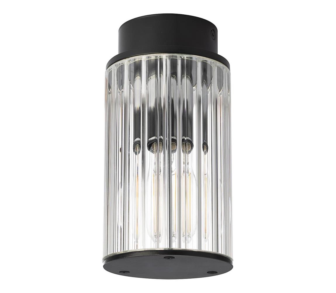 Argon 8773 - Plafon zewnętrzny NORFOLK 1xE27/15W/230V IP44 czarny