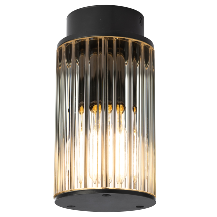 Argon 8773 - Plafon zewnętrzny NORFOLK 1xE27/15W/230V IP44 czarny