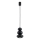 Argon 8827 - Żyrandol na lince ORLANDO 1xGU10/5W/230V czarny