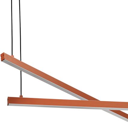 Argon 8837 - LED Żyrandol na lince MIAMI LED/74W/230V 3000K brązowy