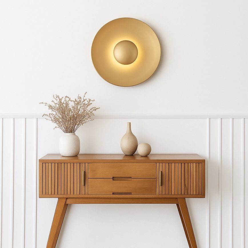 Argon 8865 - Kinkiet LED BOLTON LED/12,5W/230V 3000K złoty