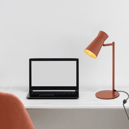 Argon 8873 - Lampa stołowa LORD 1xE14/7W/230V terakotowa