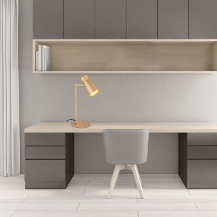 Argon 8874 - Lampa biurkowa LORD 1xE14/7W/230V złota