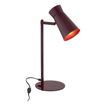 Argon 8877 - Lampa stołowa LORD 1xE14/7W/230V bordowa