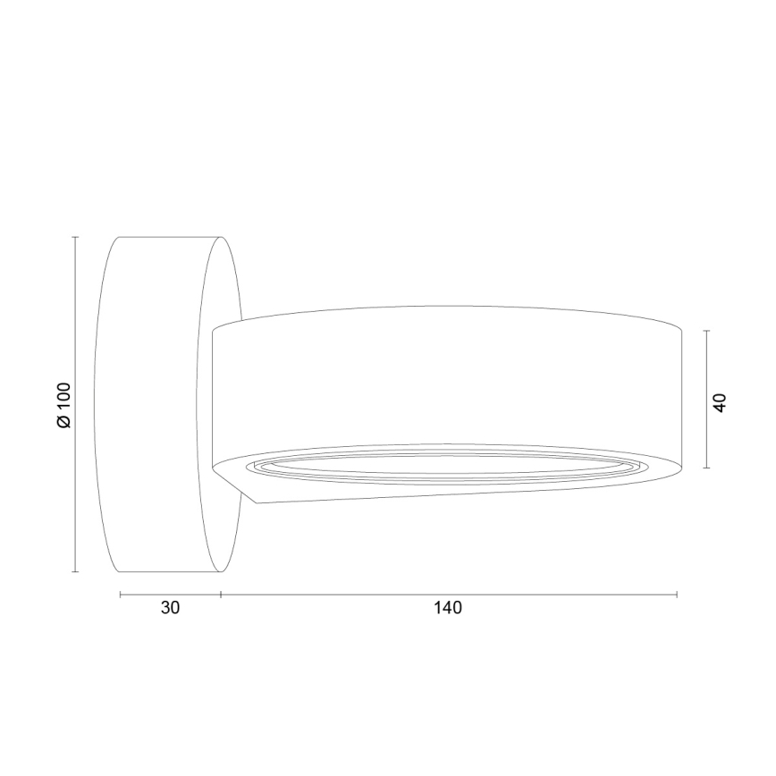 Argon 8901 - Kinkiet LOTUS 1xGX53/12W/230V fioletowy