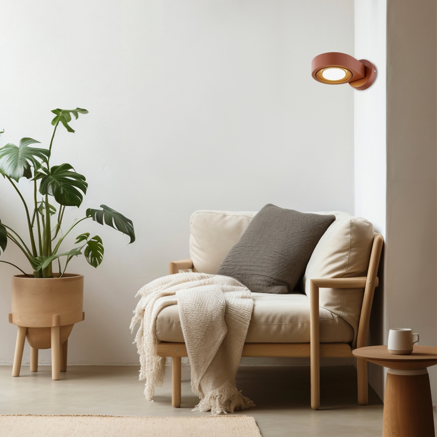 Argon 8902 - Kinkiet LOTUS 1xGX53/12W/230V terakotowy