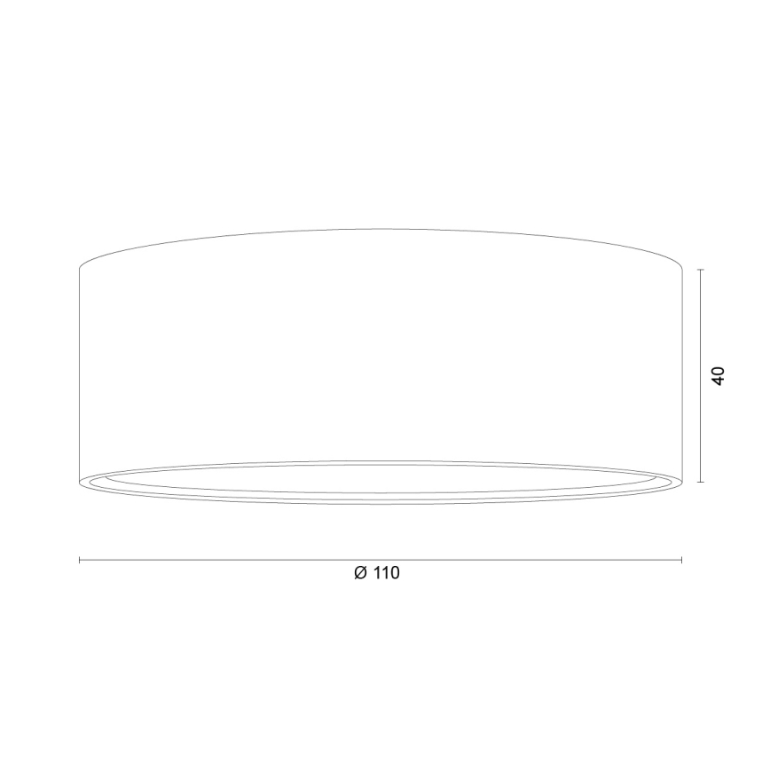 Argon 8903 - Oprawa sufitowa ELORA 1xGX53/7W/230V śr. 11 cm złota