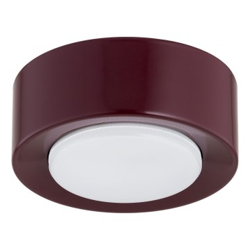 Argon 8904 - Oprawa sufitowa ELORA 1xGX53/7W/230V śr. 11 cm bordowa