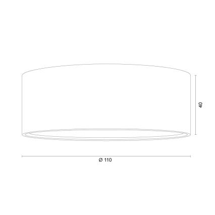 Argon 8904 - Oprawa sufitowa ELORA 1xGX53/7W/230V śr. 11 cm fioletowa