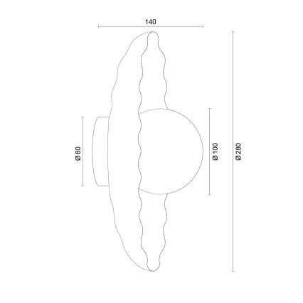 Argon 8934 - Kinkiet BOLL 1xG9/6W/230V biały