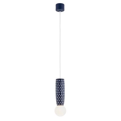 Argon 8937 - Lampa wisząca na lince BOLL 1xG9/6W/230V niebieska