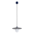 Argon 8950 - Żyrandol na lince BOLL 1xG9/6W/230V niebieski
