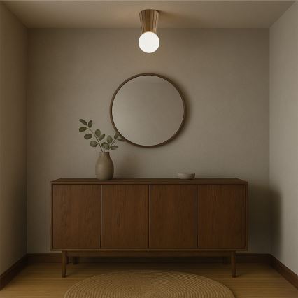 Argon 8974 - Oprawa sufitowa łazienkowa VOLANTE 1xG9/6W/230V IP44 śr. 12 cm, brązowa