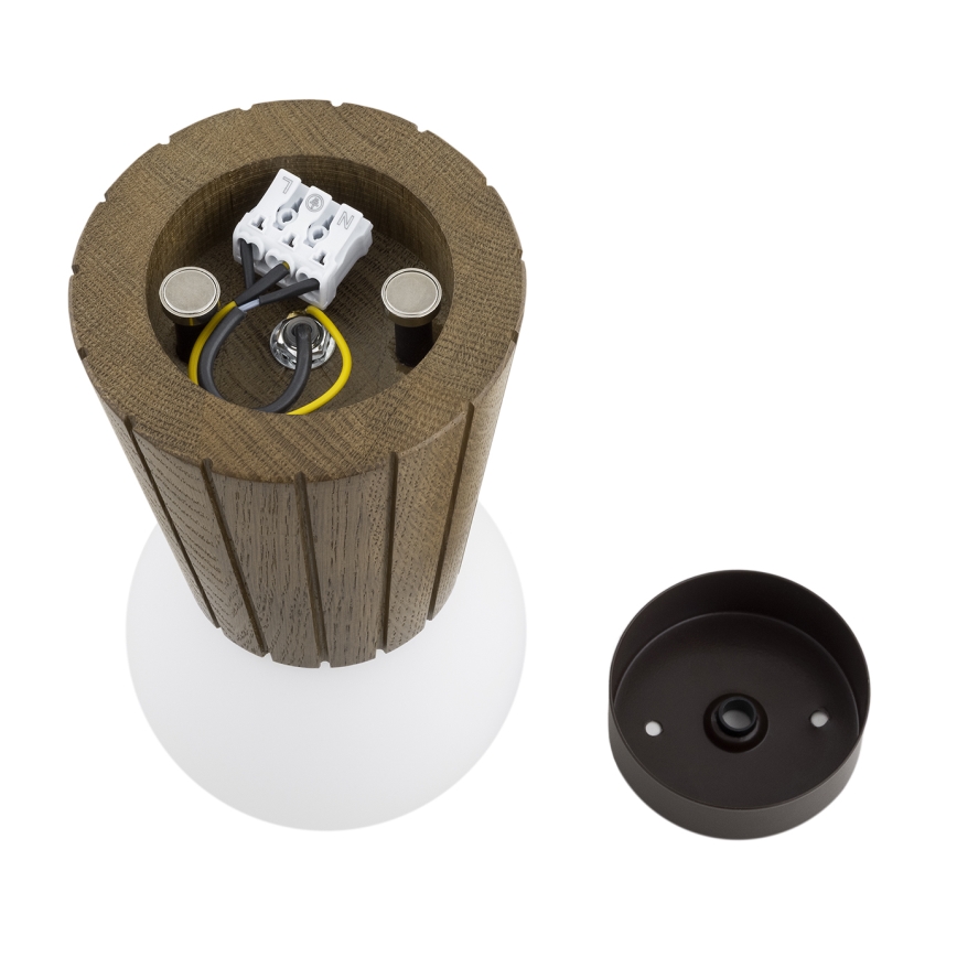 Argon 8974 - Oprawa sufitowa łazienkowa VOLANTE 1xG9/6W/230V IP44 śr. 12 cm, brązowa