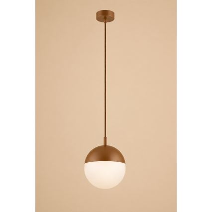 Argon 8998 - Zewnętrzna lampa wisząca na przewodzie LIV 1xE27/15W/230V IP44 brązowa