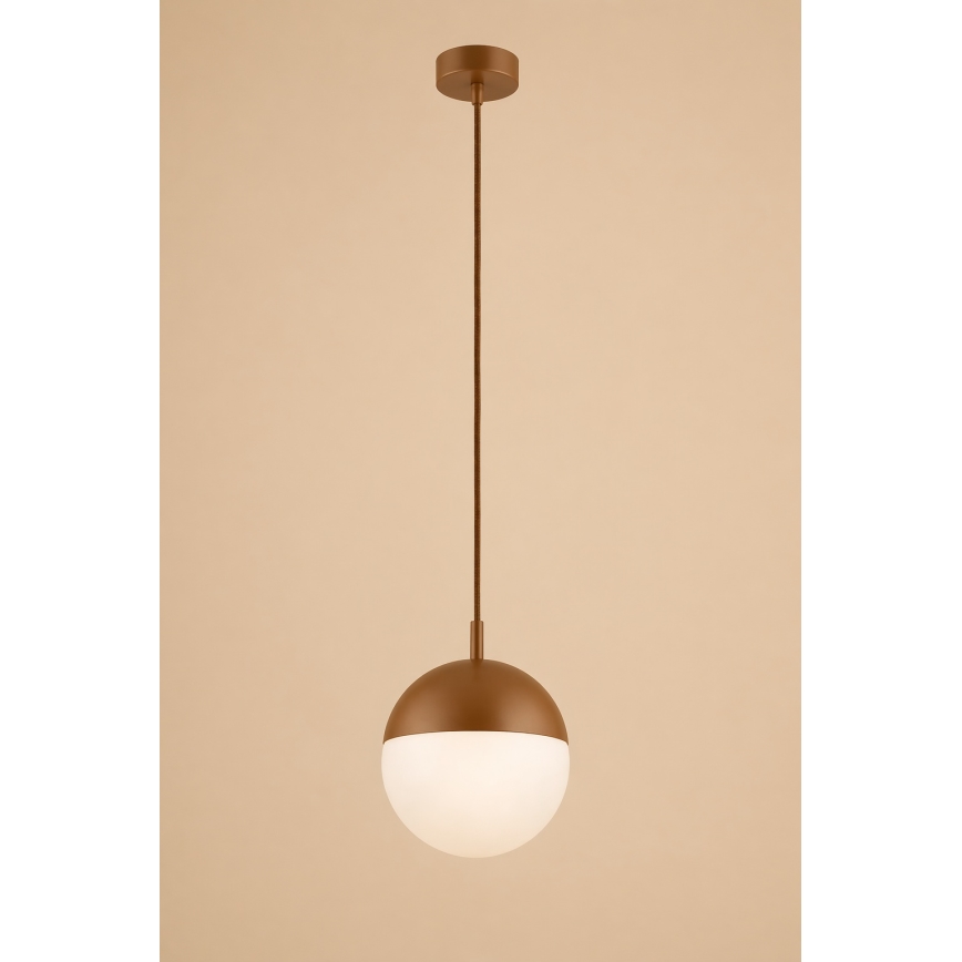 Argon 8998 - Zewnętrzna lampa wisząca na przewodzie LIV 1xE27/15W/230V IP44 brązowa