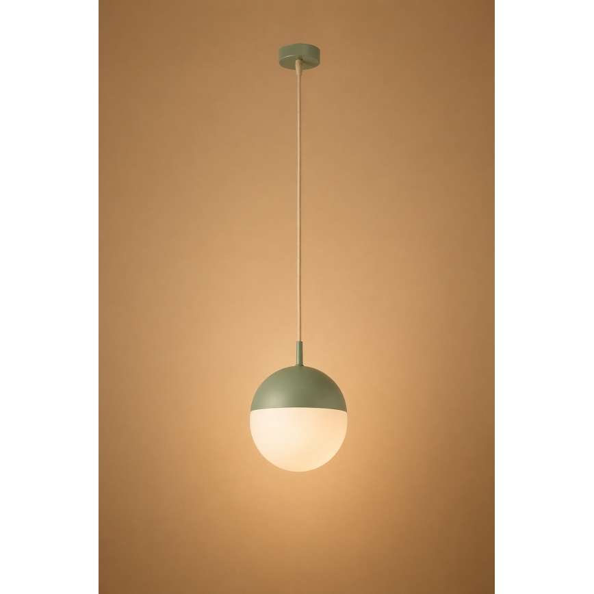Argon 8999 - Zewnętrzny żyrandol na przewodzie LIV 1xE27/15W/230V IP44 zielony
