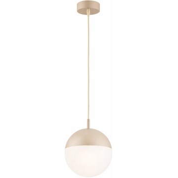 Argon 9001 - Zewnętrzna lampa wisząca na przewodzie LIV 1xE27/15W/230V IP44 beżowa