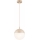 Argon 9001 - Zewnętrzna lampa wisząca na przewodzie LIV 1xE27/15W/230V IP44 beżowa