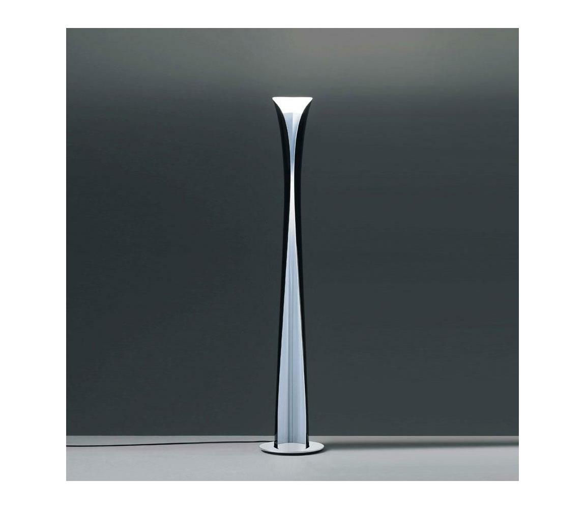 Artemide 1361010A - LED Lampa podłogowa CADMO LED/44W/230V + 1xGU10/10W/230V czarna