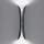 Artemide 1373010A - Kinkiet CADMO 2xGU10/10W/230V czarny