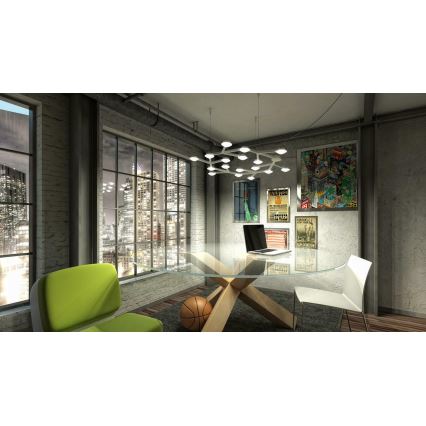 Artemide 1575050APP - LED Żyrandol ściemnialny na lince NET LED/43W/230V śr. 65 cm 3000K