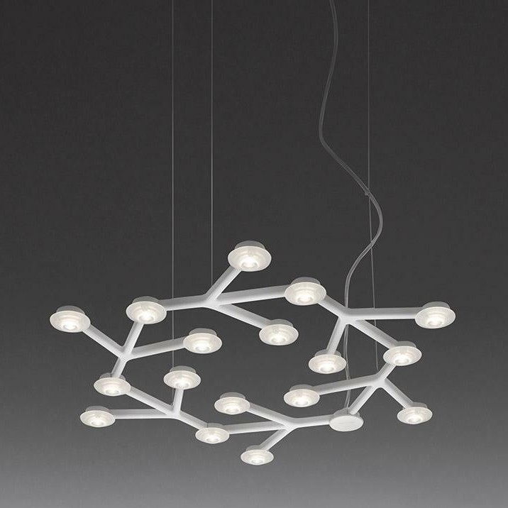 Artemide 1575050APP - LED Żyrandol ściemnialny na lince NET LED/43W/230V śr. 65 cm 3000K